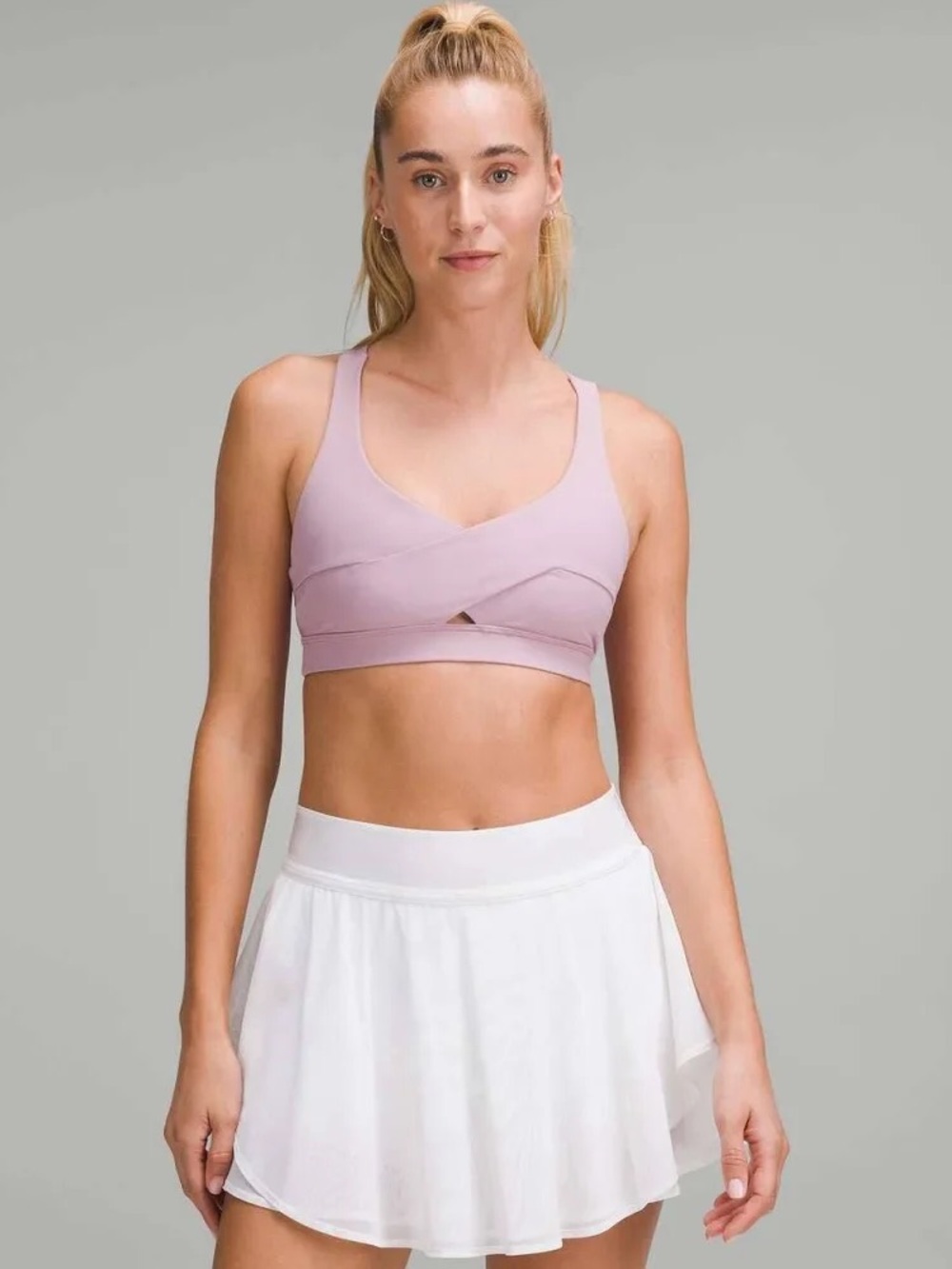 Lululemon Energy Bra Wrap *Light Support B/C Cup Rose Blush Size 6
